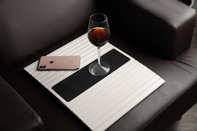 GEHE Sofa Arm Tray Table for Couch Flexible/Foldable Sofa Tray Couch arm Table - Image 3