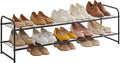 YMYNY Freestanding Shoe Racks, 2 Tiers Stackable & Adjustable Shoe Storage Shelf by High-qualityhomefurnishing