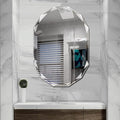 Single Beveled Edge Frameless Wall Mount Bathroom Vanity Mirror, 24” X by Unknown