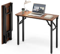 Frylr Small Folding Computer Desk – Portable 35.8 Inch Foldable Laptop Table by Frylr