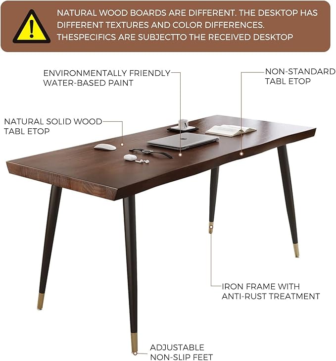 Modern Simple Style 55" Standing Desk Study Computer Desk - Image 7
