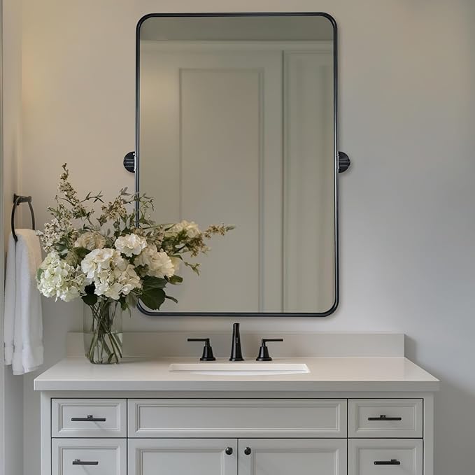 ANDY STAR Pivot Mirror, Hangs Vertically Farmhouse Style - Image 3