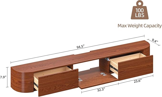 Fully Assembled Floating TV Stand - Image 2
