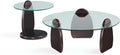 Manhattan Comfort Artesia 2 Piece Set, Round End and Coffee Tables by ManhattanComfort