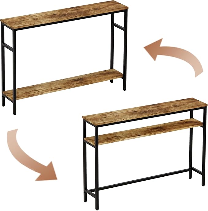 Narrow Console Table, 47 Inch Sofa Table - Image 4