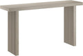 Henn&Hart 55'' Wooden Rectangular Fluted Console Table Entryway Table, Sofa by HennHart