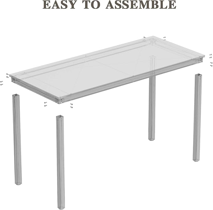 Teraves Computer Desk/Dining Table Office Desk Sturdy Writing Workstation - Image 7