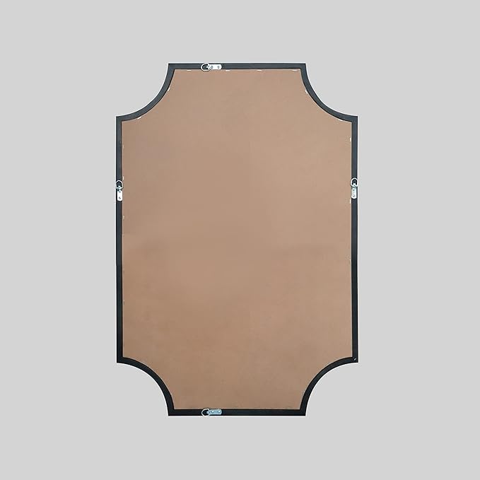WallBeyond 20" x 30" Full Scalloped Corners Arch Rectangle Wall Mirror - Image 5