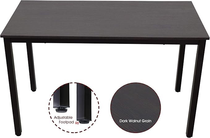 47 inch Large Computer Desk Wood, Modern Simple Style Desk - Image 5