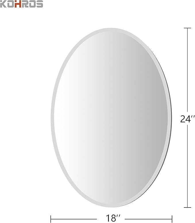 KOHROS Bathroom Mirrors for Over Sink - Image 2
