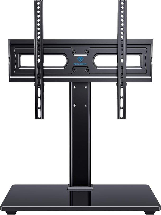 PERLESMITH Universal Swivel TV Stand-Table Top TV Stand by PERLESMITH