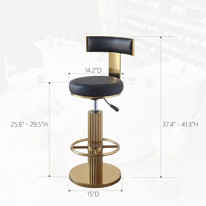 FUNROLUX Swivel Bar Stools - Image 3