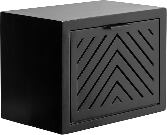 Kate and Laurel Mezzeta Modern Floating Shelf Side Table by KateandLaurel