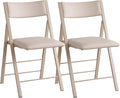 Folding Chairs with Cushion 2 Pack by Unknown
