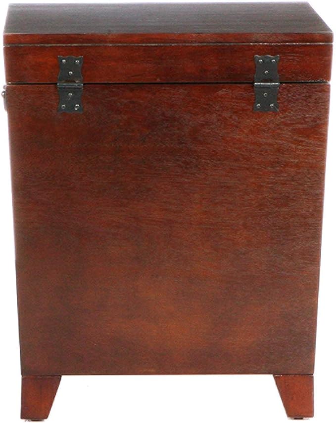 SEI Furniture Pyramid Storage Trunk End Table - Image 6