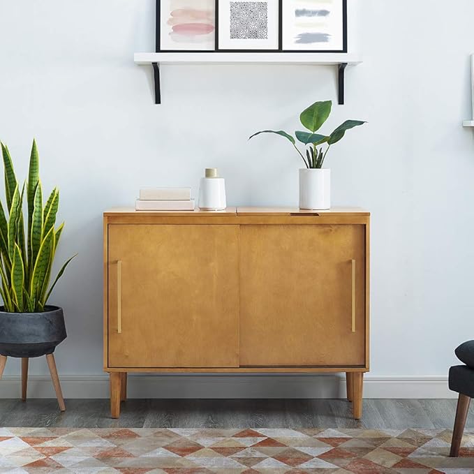 Crosley Furniture Everett Media Console and Record Player Stand - Image 14