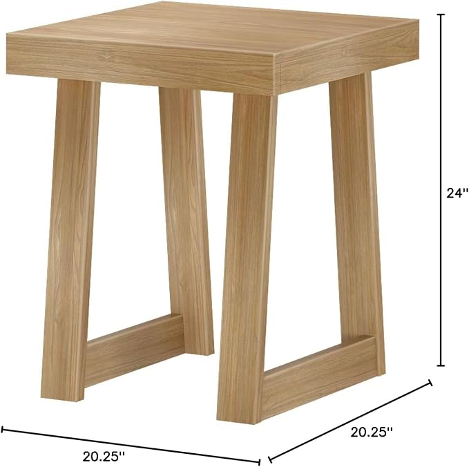 Plank+Beam Classic Square Side Table, Slim Side Table - Image 2