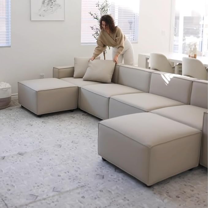 Acanva Luxury Modular Sectional Couch - Image 6