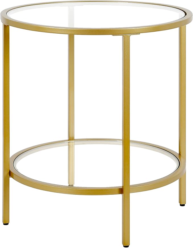Henn&Hart 20" Wide Round Side Table by HennHart