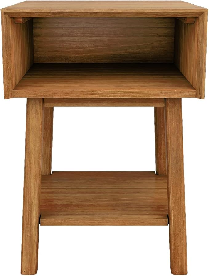 Plank+Beam Wooden Side Table - Image 5