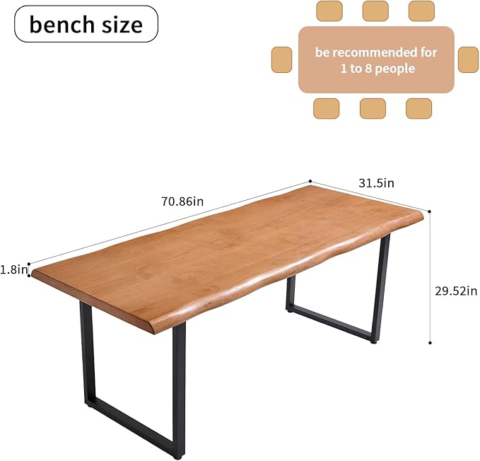 Stylish Solid Wood Office Desk - Image 3