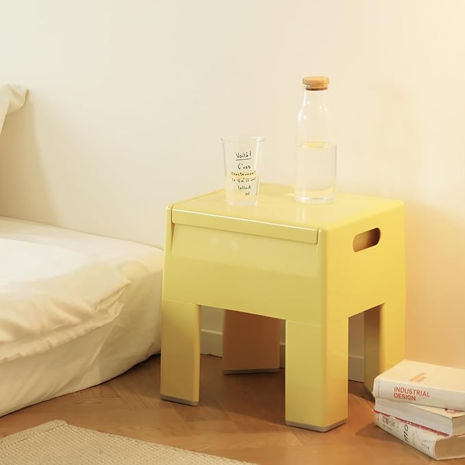 Nightstand Bedside with Storage Space, Dorm and Small Spaces, Easy Assembly - Image 8