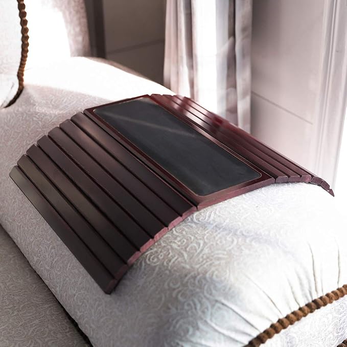 GEHE Bamboo Sofa Arm Tray Table - Image 7