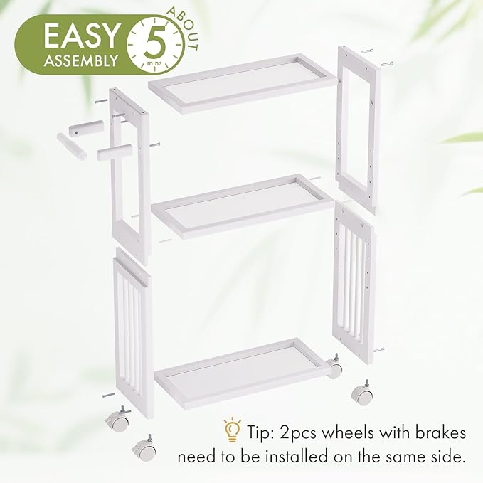 AmazerBath White Toilet Paper Holder Storage - Image 6