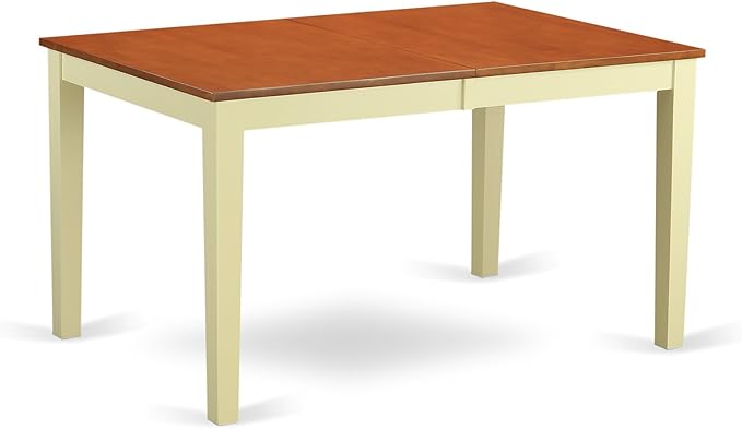 East West Furniture NIQU5-WHI-W 5 Piece Dining Set Includes a Rectangle Dining - Image 3