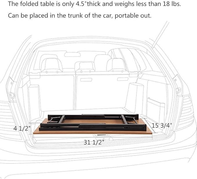 DlandHome Folding Desk - Image 7