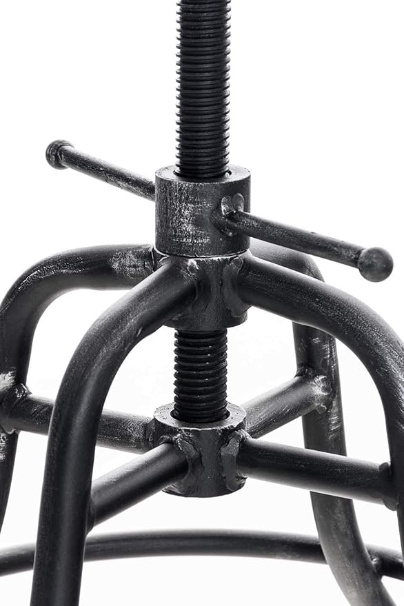 Diwhy Industrial Design Metal Adjustable Height Backrest Chair Vintage Tractor - Image 6