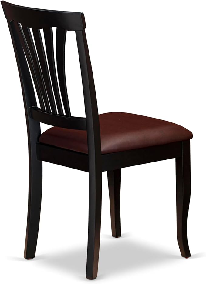 East West Furniture DLAV3-BCH-LC 3 Piece Modern Dining Table Set Contains a - Image 9