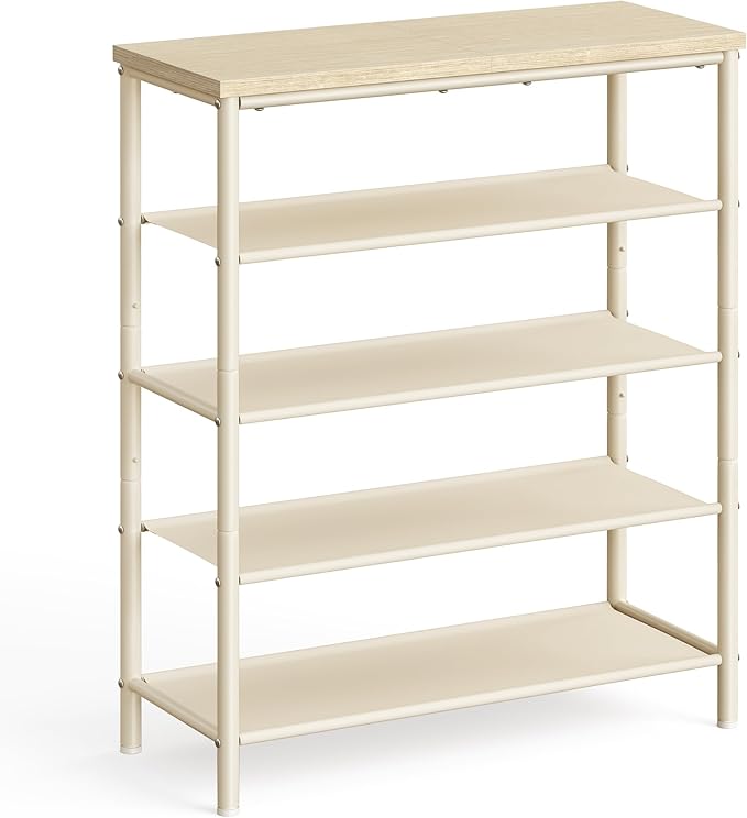 VASAGLE Shoe Rack, 5-Tier Shoe Storage Organizer by VASAGLEbySONGMICSHOME