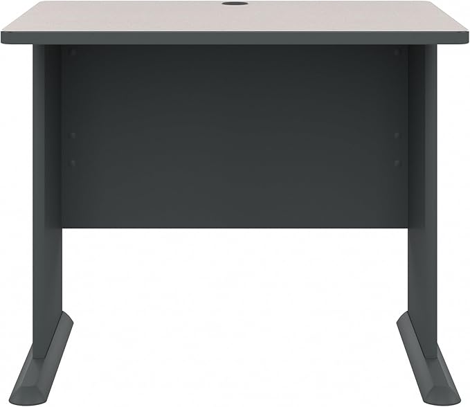 Bush Business Furniture Series A 36W Small Desk in White Spectrum and Slate - Image 8