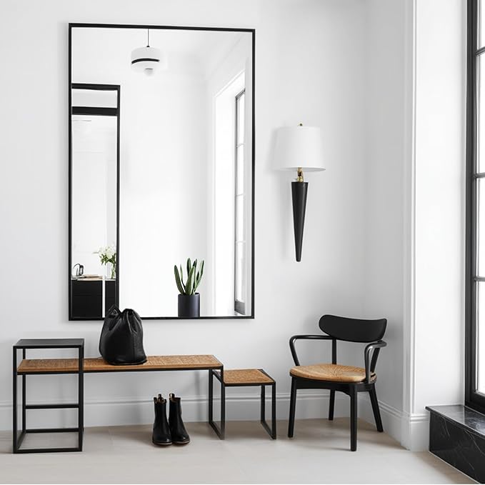 Wall Mirror 32x48, Rectangle Bathroom Mirror 32 x 48 inch, Large Vanity Mirror - Image 3