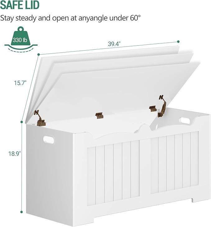 39.4" Storage Chest, Storage Bench Trunk - Image 3