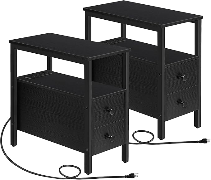 HOOBRO Set of 2 End Tables by HOOBRO
