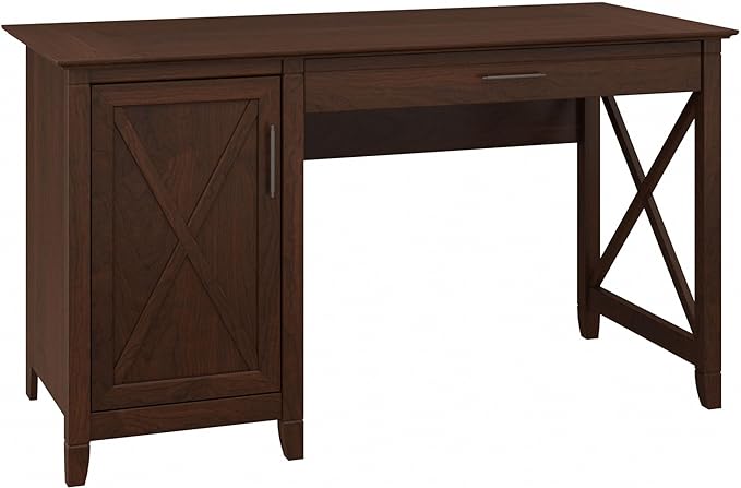 Bush Furniture Key West Computer Desk Farmhouse PC Table by BushHome
