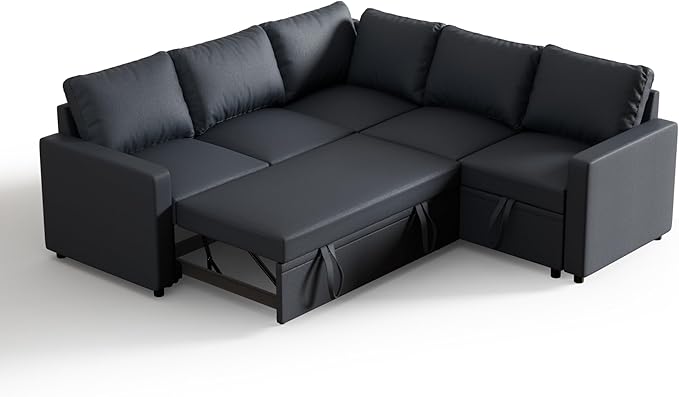 Sleeper Sofa Bed, Modular Sectional Couch - Image 4