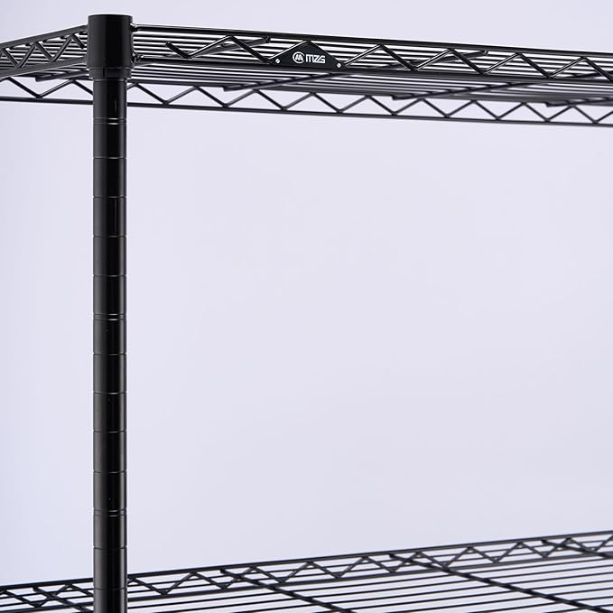 1400 lbs 4 Tier Storage Rack Metal Wire Shelving Unit, Storage Standing - Image 9