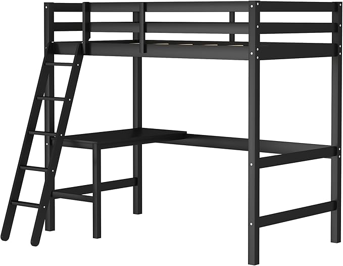 Hillsdale Caspian Youth Solid Wood Twin Loft Bed - Image 11