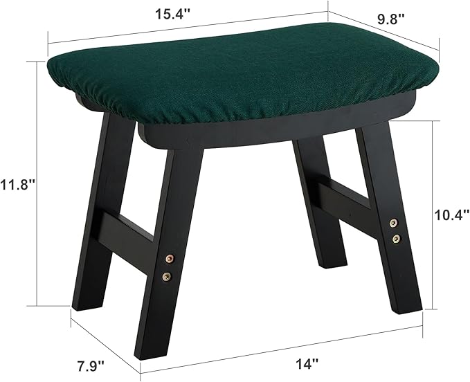 Foot Stool Ottoman Foot Rest Under Desk, Small Stool - Image 3
