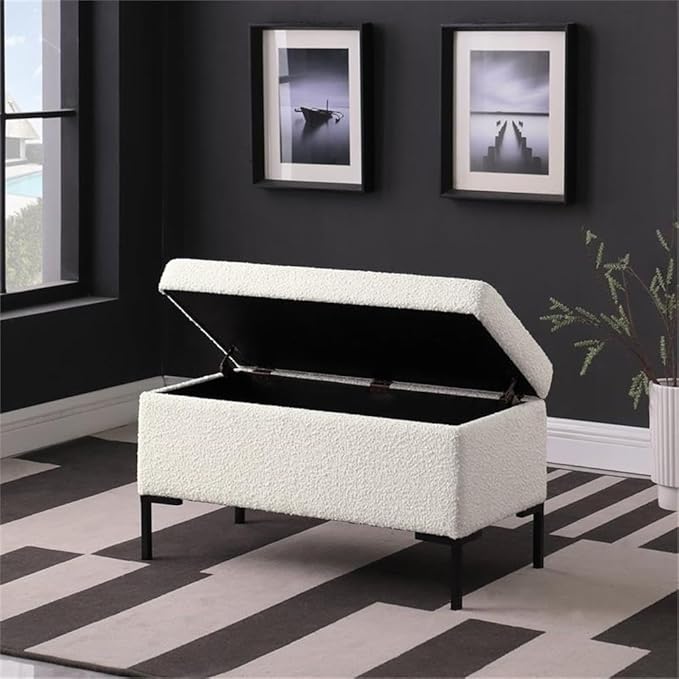 HomePop Upholstered Storage Bench - Image 4
