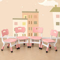 4 Piece Kids Chair Set 3 Levels Adjustable Stackable Kids Chairs Ideal by WHY+TOYS