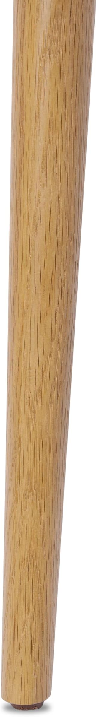 POLY & BARK Mid Century Modern Enzo Oak Dining Chair – Solid Oak Wood Splat - Image 7