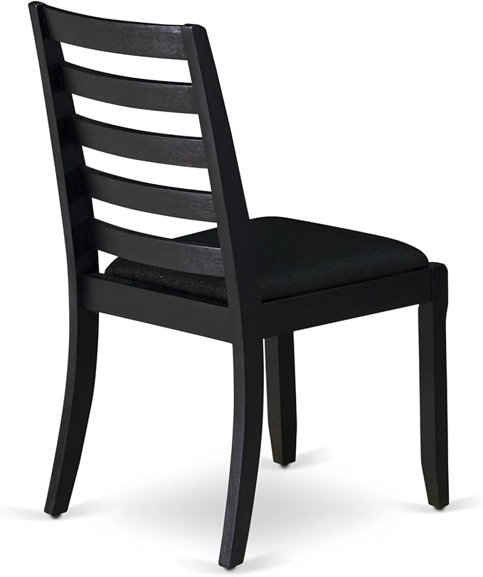 East West Furniture LGX19-BLK-24 -9 Piece Dining Set Includes a Rectangular - Image 10
