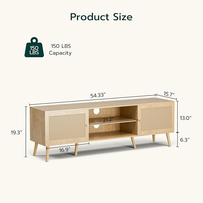 TV Stand for TVs up to 65'', Entertainment Center - Image 2
