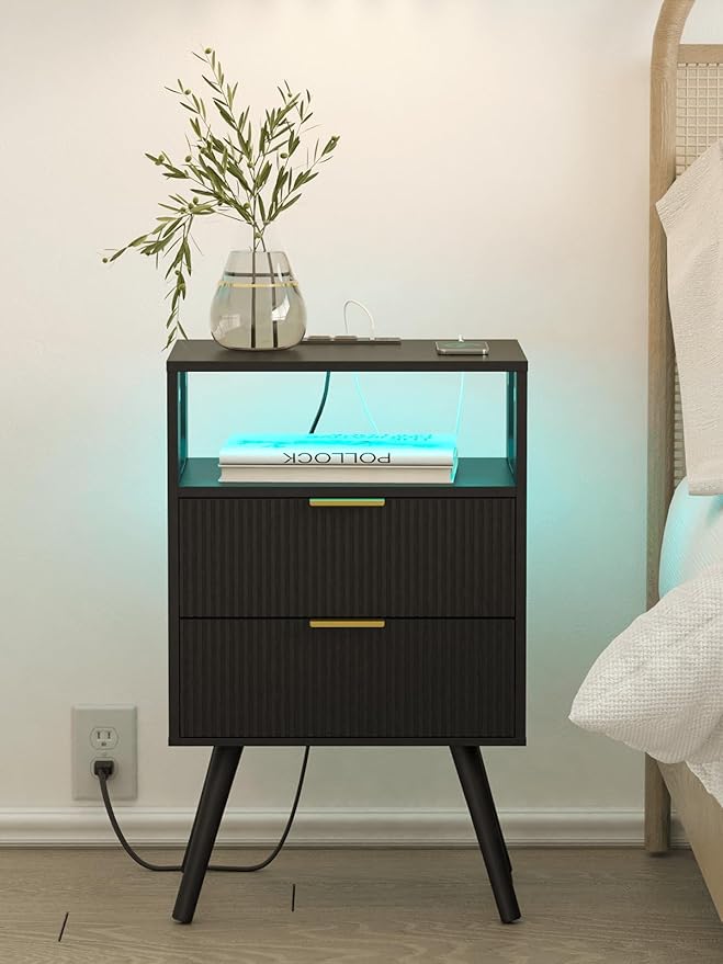 Nightstand, Modern Bedside Table - Image 7