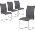 Dining Chairs Set, Kitchen Modern Metal Chairs by Gopop