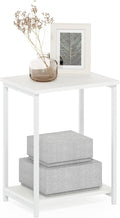 Furinno Simplistic Industrial Metal Frame End Table by Furinno-FitsYourSpaceFitsYourBudget